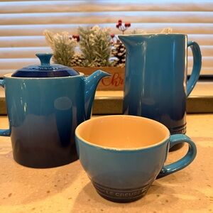 Le Creuset Azure Tea Collection